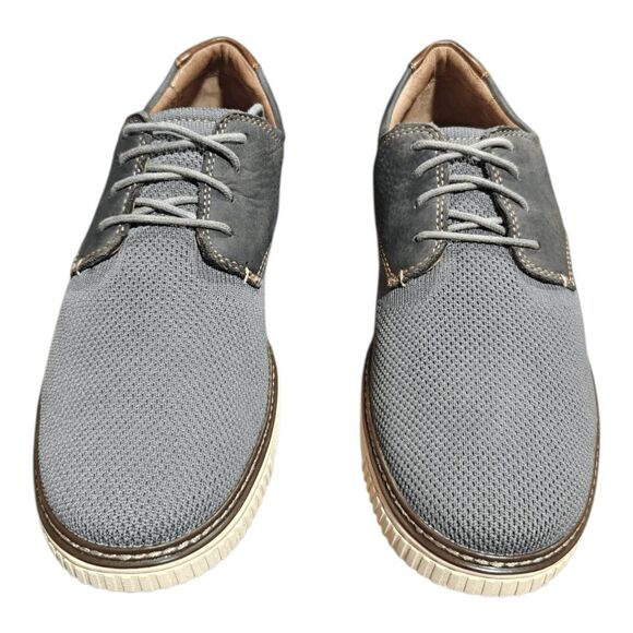 JOHNSTON & MURPHY Walden Mixed Media Oxfords In Graphite Grey Size 9M main image 5